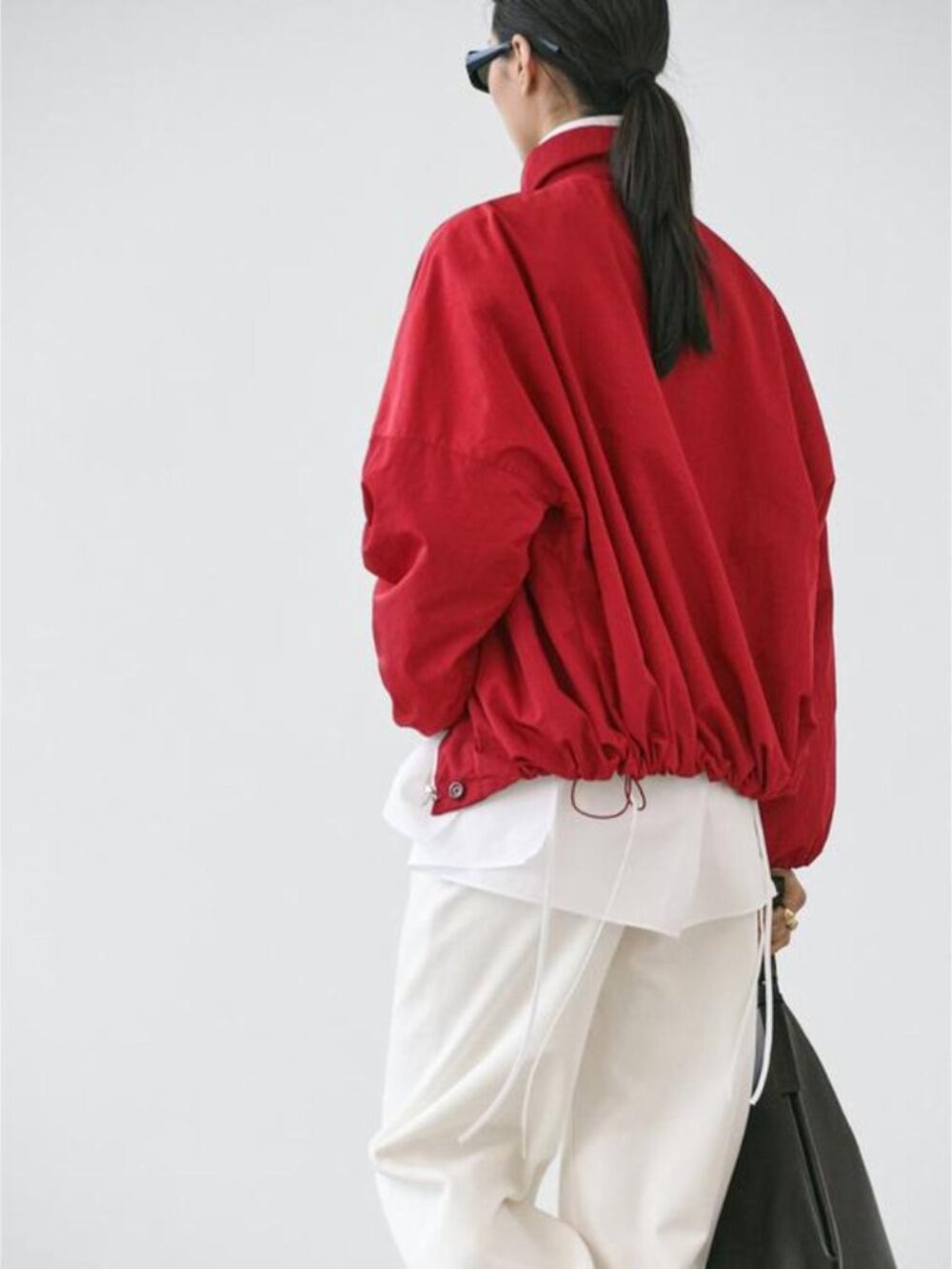 MASSIMO DUTTI HIGH NECK BOMBER PUFF JACKET - Picture 4 of 9